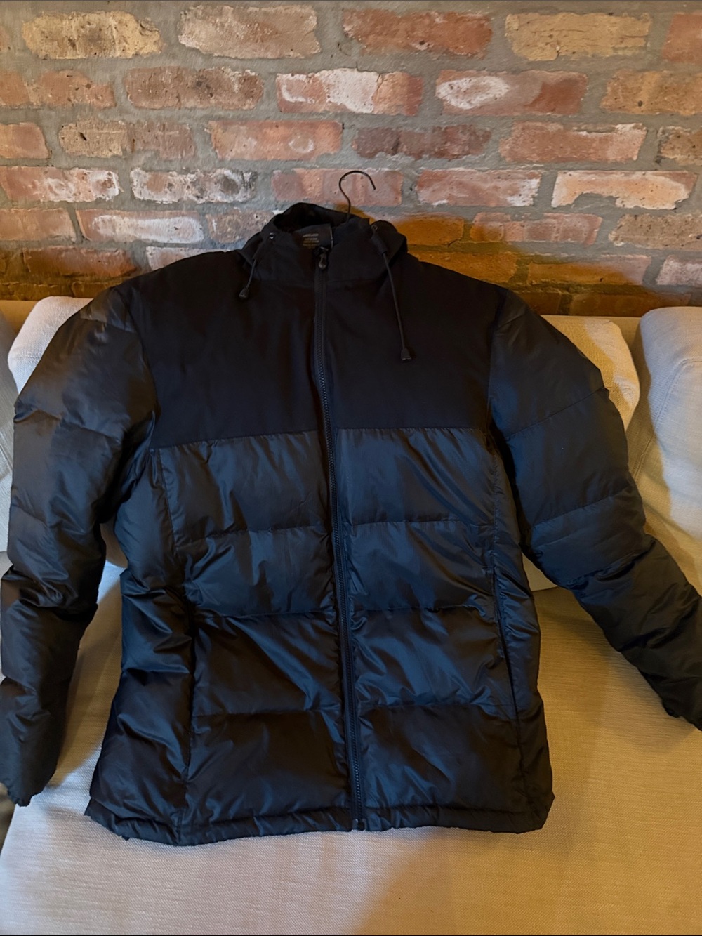 686 Men's Black Quilted Hooded Puffer Jacket